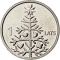 1 Lats 2009, KM# 106, Latvia, Limited Edition 1 Lats, Christmas tree