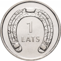 1 Lats 2010, KM# 118, Latvia, Limited Edition 1 Lats, Downwards Horseshoe