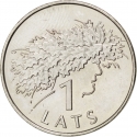 1 Lats 2006, KM# 73, Latvia, Limited Edition 1 Lats, Ligo Wreath