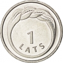 1 Lats 2009, KM# 101, Latvia, Limited Edition 1 Lats, Namejs ring