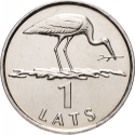 1 Lats 2001, KM# 54, Latvia, Limited Edition 1 Lats, Stork