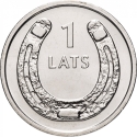 1 Lats 2010, KM# 117, Latvia, Limited Edition 1 Lats, Upwards Horseshoe