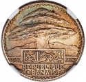 25 Piastres 1929, KM# E7, Lebanon