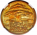 50 Piastres 1929, Lec# 40, Lebanon