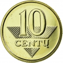 10 Centu 1997-2014, KM# 106, Lithuania