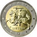 2 Euro 2015-2023, KM# 212, Lithuania