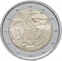 2 Euro 2022, KM# 275, Lithuania, 35th Anniversary of the Erasmus Programme