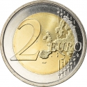 2 Euro 2015, KM# 213, Lithuania, Lithuanian Language