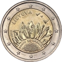 2 Euro 2023, KM# 282, Lithuania, European Solidarity, Together with Ukraine