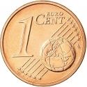 1 Euro Cent 2015-2021, KM# 205, Lithuania