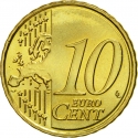10 Euro Cent 2015-2023, KM# 208, Lithuania