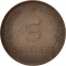 5 Centimes 1930, KM# 40, Luxembourg, Charlotte