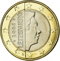 1 Euro 2002-2006, KM# 81, Luxembourg, Henri