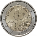 2 Euro 2022, KM# 183, Luxembourg, Henri, 10th Wedding Anniversary of Grand Duke Guillaume and Grand Duchess Stéphanie