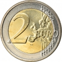2 Euro 2018, KM# 151, Luxembourg, Henri, 150th Anniversary of the Constitution of Luxembourg