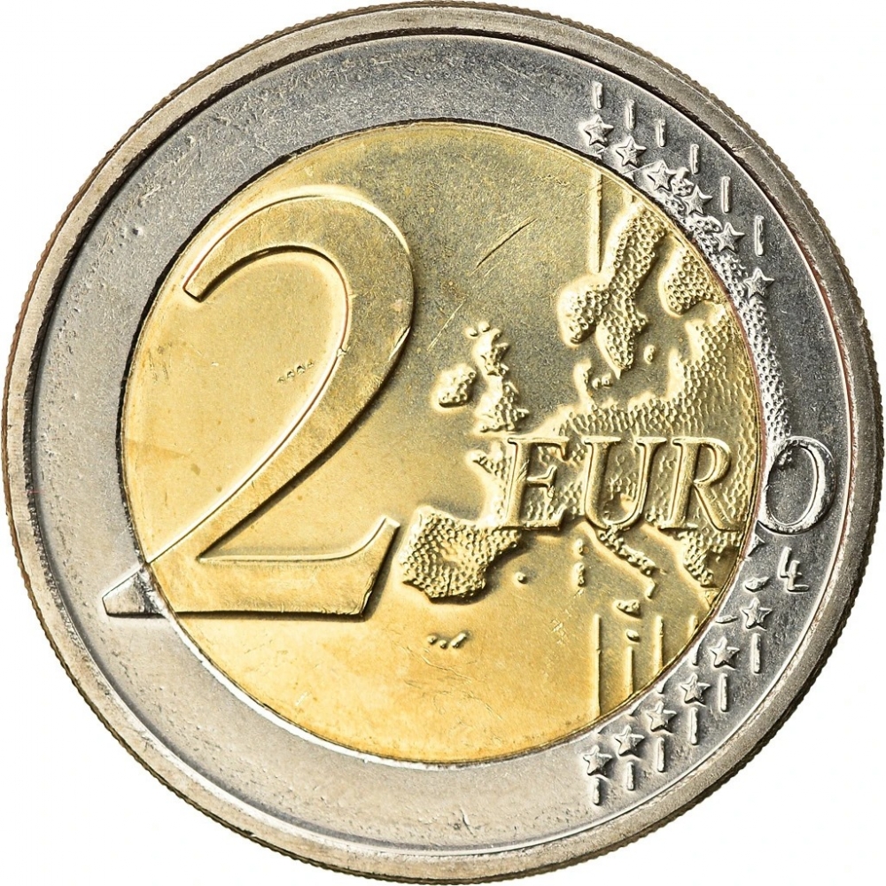 2 Euro 2018, KM# 151, Luxembourg, Henri, 150th Anniversary of the Constitution of Luxembourg
