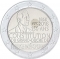 2 Euro 2018, KM# 151, Luxembourg, Henri, 150th Anniversary of the Constitution of Luxembourg, The Dutch 'St Servaas Bridge' mark