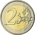 2 Euro 2007-2023, KM# 93, Luxembourg, Henri
