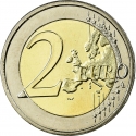 2 Euro 2009, KM# 107, Luxembourg, Henri, 10th Anniversary of the European Monetary Union and the Introduction of the Euro
