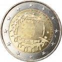 2 Euro 2015, KM# 138, Luxembourg, Henri, 30th Anniversary of the Flag of Europe
