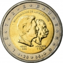 2 Euro 2005, KM# 87, Luxembourg, Henri, 50th Anniversary of Birth of Grand Duke Henri