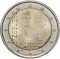 2 Euro 2020, KM# 165, Luxembourg, Henri, Birth of Prince Charles, Lion and Mercury’s wand