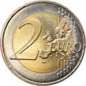 2 Euro 2007, KM# 95, Luxembourg, Henri, Luxemburg Castles, Grand Ducal Palace