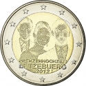 2 Euro 2012, KM# 120, Luxembourg, Henri, Royal Wedding of Guillaume and Stéphanie