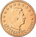 1 Euro Cent 2002-2021, KM# 75, Luxembourg, Henri