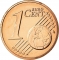1 Euro Cent 2002-2023, KM# 75, Luxembourg, Henri