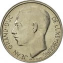 1 Franc 1965-1984, KM# 55, Luxembourg, Jean