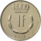 1 Franc 1965-1984, KM# 55, Luxembourg, Jean
