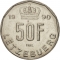 50 Francs 1989-1995, KM# 66, Luxembourg, Jean