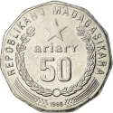 50 Ariary 1996, KM# 25.1, Madagascar