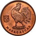 50 Centimes 1943, KM# 1, Madagascar