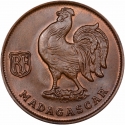 1 Franc 1943, KM# 2, Madagascar
