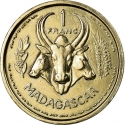 1 Franc 1948, KM# E1, Madagascar