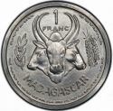 1 Franc 1948, KM# PE1, Madagascar