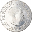 1 Crown 1966, KM# 5, Malawi, Declaration of the Republic of Malawi