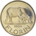 1 Florin 1964, KM# 3, Malawi