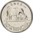 10 Kwacha 2012-2018, KM# 214, Malawi