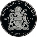 10 Kwacha 2003, KM# 102, Malawi, Antelopes of Africa, Eland