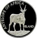 10 Kwacha 2003, KM# Pn7, Malawi, Antelopes of Africa, Eland