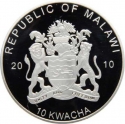 10 Kwacha 2010, Schön# 197.12, Malawi, Birds of Prey, Peregrine Falcon