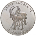 10 Kwacha 2003, KM# 106, Malawi, Antelopes of Africa, Sable Antelope