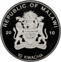 10 Kwacha 2010, KM# 97, Malawi, Endangered Frogs, Tree Frog