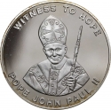 10 Kwacha 2003, KM# 80, Malawi, Pope John Paul II, Witness to Hope