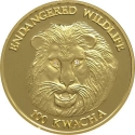 100 Kwacha 2005, Malawi, Endangered Wildlife, Lion