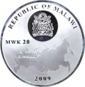 20 Kwacha 2010, Malawi, Treasures of St. Petersburg, Saint Isaac's Cathedral