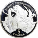 5 Kwacha 2006, KM# 159, Malawi, Journey Through Africa, African Lion